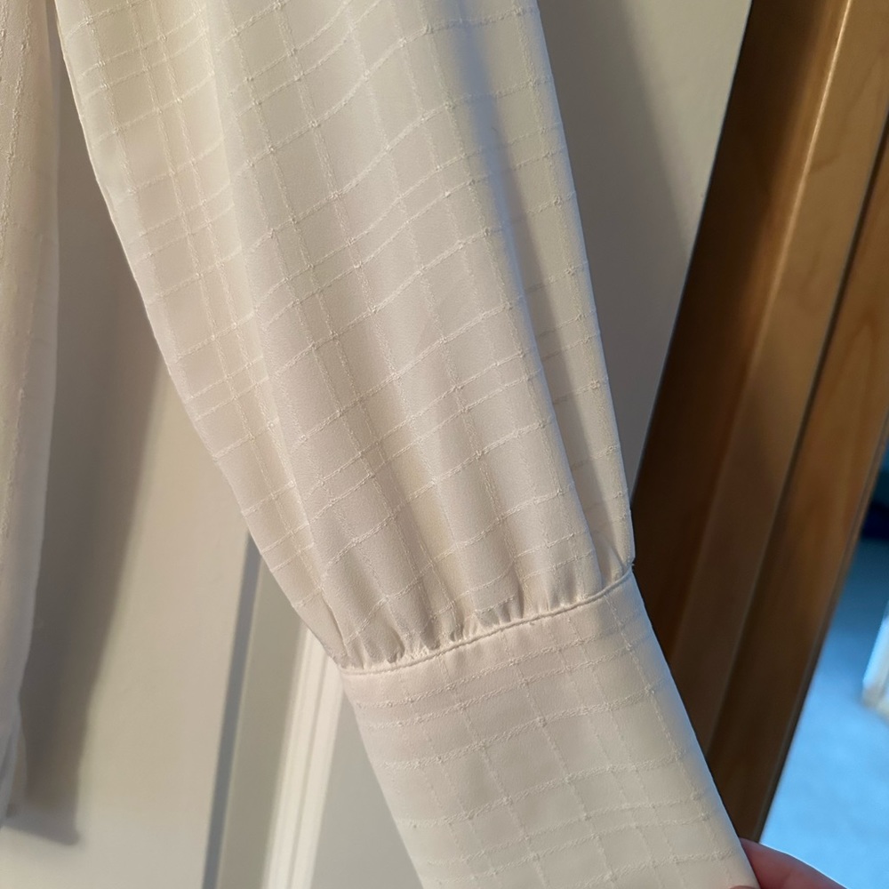 White Button Down Women’s Blouse - image 3